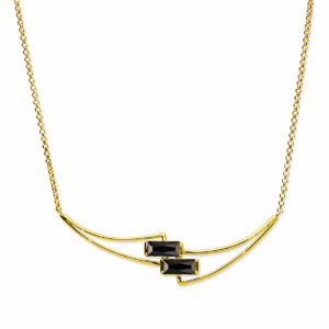 Naszyjnik srebrny z kamieniami