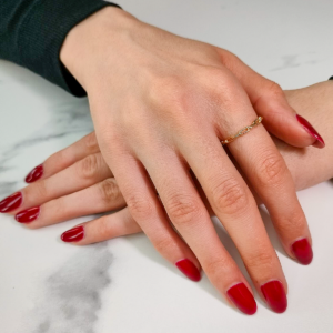 Pierścionek ogniwa Thin