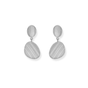 Kolczyki srebrne Aida - Srebrny Rodowany