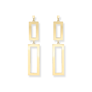 Kolczyki srebrne wiszące Oya