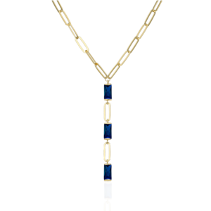 Naszyjnik srebrny z kamieniami Olya