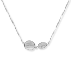 Naszyjnik srebrny Aida - Srebrny Rodowany