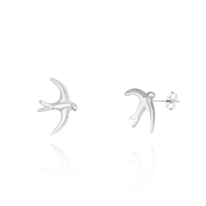 Kolczyki srebrne Jaskółki