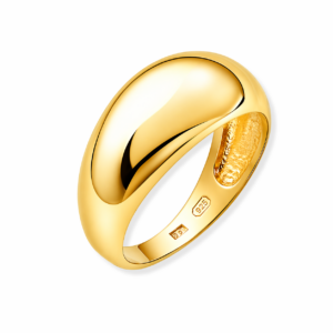 Pierścionek srebrny Krople Bold