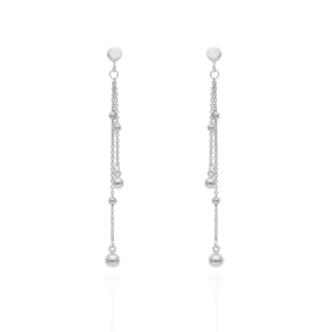 Kolczyki srebrne wiszące Kuleczki All