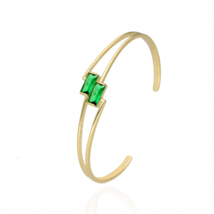 Bransoletka srebrna z cyrkoniami