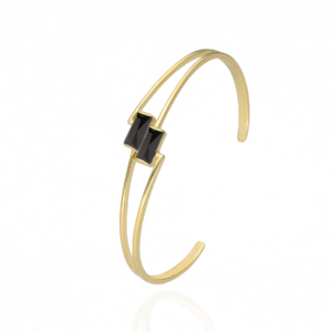 Bransoletka srebrna z cyrkoniami