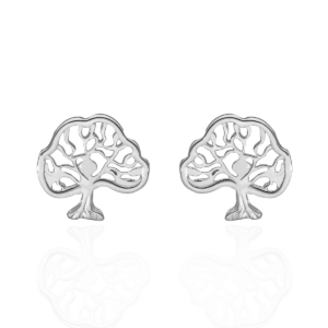 Kolczyki srebrne Drzewko Szczęścia