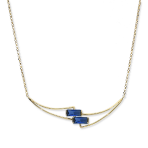 Naszyjnik srebrny z kamieniami