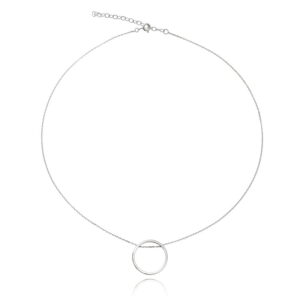 Naszyjnik srebrny z kołem