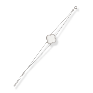 Bransoletka srebrna podwójna Karo