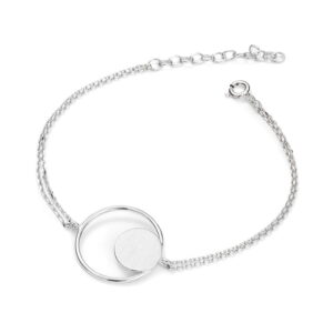 Bransoletka srebrna Circles
