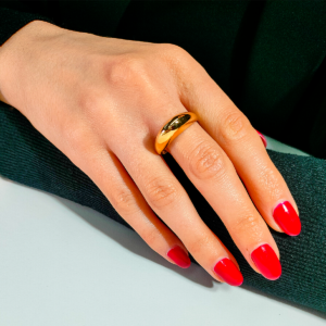 Pierścionek srebrny Krople