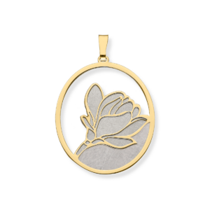 Wisiorek srebrny Oval mat