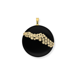 Wisiorek srebrny onyks Wheels