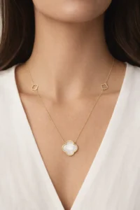 Kolia srebrna Karo Multi