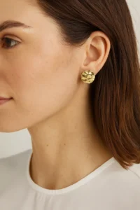 Kolczyki srebrne Wavy Mini