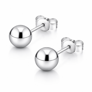 Kolczyki srebrne Kulki midi