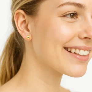 Kolczyki srebrne Kulki