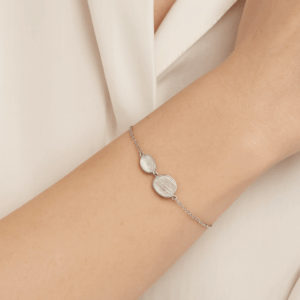 Bransoletka srebrna Aida