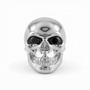 Skull Swarovski - Srebrny Rodowany