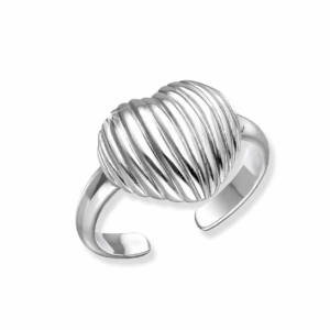 Pierścionek srebrny z Sercem