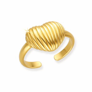 Pierścionek srebrny z Sercem