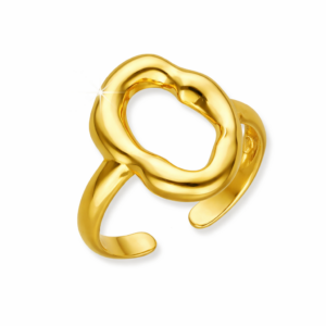 Pierścionek srebrny Oval