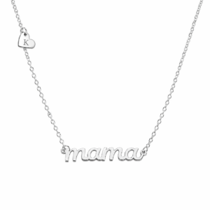 Naszyjnik srebrny Mama - Srebrny Rodowany